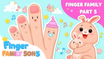 Finger Family Song Part 5 | The Cute Bunnies | Baby Finger Rhyme